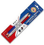 Przybory szkolne - Ołówek stolarski Duo 2 sztuki blister - miniaturka - grafika 1