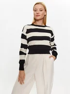 Swetry damskie - Noisy May Sweter Zoe 27023960 Beżowy Relaxed Fit - miniaturka - grafika 1