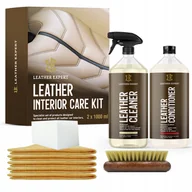 Kosmetyki samochodowe - Leather Expert Leather Interior Care Kit 2x1000ml (zestaw) - miniaturka - grafika 1