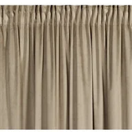 Zasłony - Zasłona EUROFIRANY Carli 140 x 250 cm Ciemnobeżowy - miniaturka - grafika 1