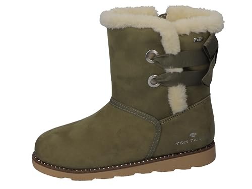 Tom Tailor Kids Dziewczęce 4270230003 modne kozaki, zielony, 33 EU