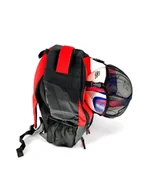 Torby sportowe - Torba sportowa ekologiczna Pelota - wodoodporna - czerwono-czarna - miniaturka - grafika 1