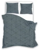 Pościel - Pościel 160X200 Mikrofibra Satynowa - Geometryczna Jodełka 007 - miniaturka - grafika 1