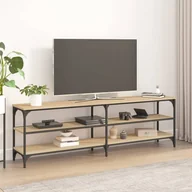 Szafki RTV - Szafka pod telewizor, dąb sonoma, 160x30x50 cm Lumarko! - miniaturka - grafika 1