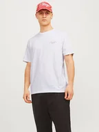 Koszulki męskie - Jack & Jones Koszulka w kolorze białym - miniaturka - grafika 1
