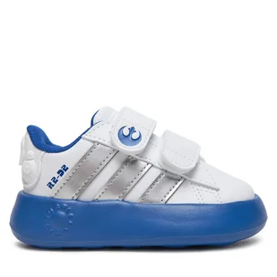 Sneakersy adidas Star Wars Grand Court 2.0 IH1139 Biały - Buty dla chłopców - miniaturka - grafika 1