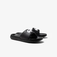 Klapki i japonki damskie - Damskie Klapki LACOSTE SHOES 45CFA0002.312 – Czarny - miniaturka - grafika 1