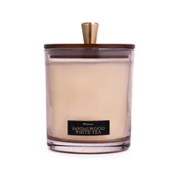 Świece - HOMLA WOODY BLEND Świeca zapachowa Sandalwood White Tea 380 g - miniaturka - grafika 1