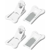 Zawiasy, okucia i inne akcesoria - szt. Blokada drzwi przesuwnych, blokada okienna, blokada okienna, blokada zabezpieczająca bez wiercenia, do drzwi przesuwnych, szafy, okna - miniaturka - grafika 1