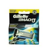 Maszynki do golenia i wkłady - Gillette Mach 3 wymienne ostrza do maszynki do golenia 4szt - miniaturka - grafika 1