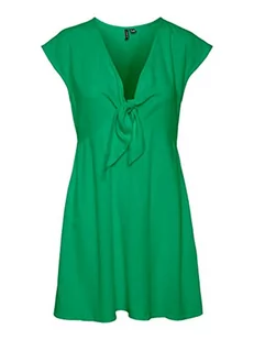 VERO MODA Damska sukienka Vmmymilo Cap Sleeve Mini Dress WVN Ga, jasnozielony, L - Sukienki - miniaturka - grafika 1