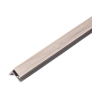 Listwa Kompozytowa Lamelowa typu F Premium Ecru 36,5 x 49,5 mm – dł. 2,9 m - Listwy i profile - miniaturka - grafika 1