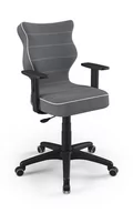 Fotele i krzesła biurowe - Entelo Good Chair Ergonomiczne krzesło Duo JS33, 6, szaro-czarne CA-D-6-B-C-JS33-B - miniaturka - grafika 1