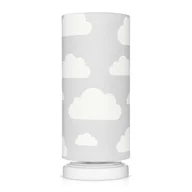 Lampy stojące - lampka nocna dla dzieci szara w chmurki grey clouds - miniaturka - grafika 1