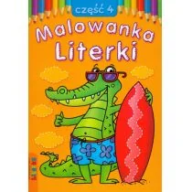 Malowanka Literki Cz.4 - Praca zbiorowa - Książki edukacyjne - miniaturka - grafika 2