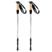 Kije trekkingowe - Kijki trekkingowe, turystyczne, Neo-Sport, biały - miniaturka - grafika 1