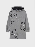 Sukienki i spódniczki dla dziewczynek - Mayoral Sukienka codzienna 7.962 Szary Regular Fit - miniaturka - grafika 1