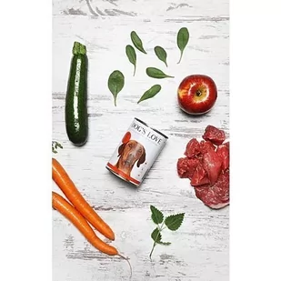 DOG'S LOVE Rind - wołowina z jabłkiem, szpinakiem i cukinią 6x800g - Mokra karma dla psów DOG'S LOVE Rind - wołowina z jabłkiem, szpinakiem i cukinią 6x800g - Mokra karma dla psów - miniaturka - grafika 3