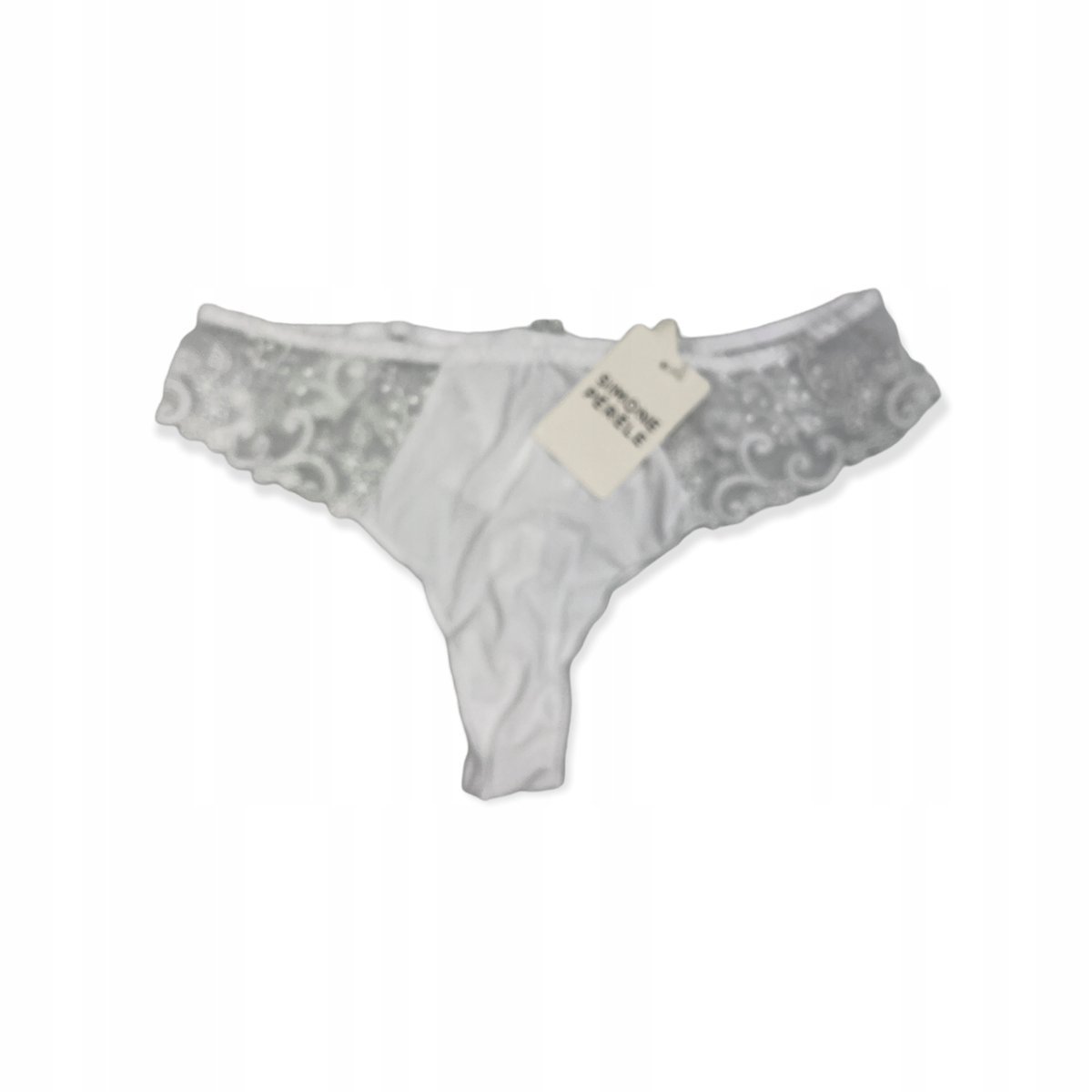 Koronkowe białe stringi damskie SIMONE PERELE M