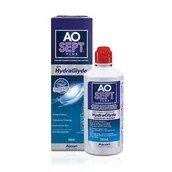 Płyny do soczewek kontaktowych - PŁYN DO SOCZEWEK AOSept Plus HydraGlyde 360 ml - miniaturka - grafika 1
