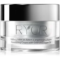 Kremy do twarzy - RYOR Argan Care with Gold krem odżywczy ze złotem i olejkiem arganowym 50 ml - miniaturka - grafika 1