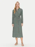 Sukienki - Marc O'Polo Sukienka koszulowa 500 1208 21033 Zielony Regular Fit - miniaturka - grafika 1