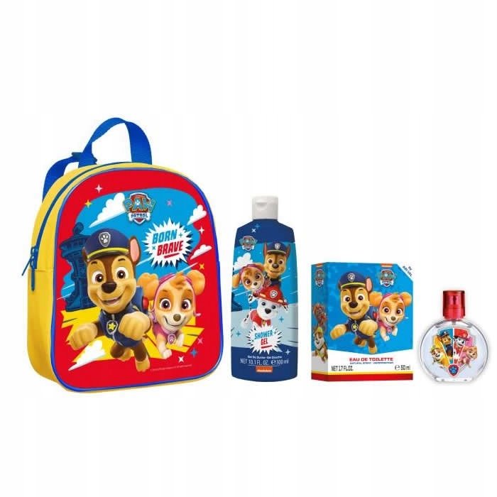 Paw Patrol Psi Patrol Zestaw dla dzieci Perfumy 30 ml Żel 300 ml Plecak