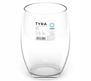 Wazon szklany Tyra wys. 19.8 cm - Wazony i flakony - miniaturka - grafika 1