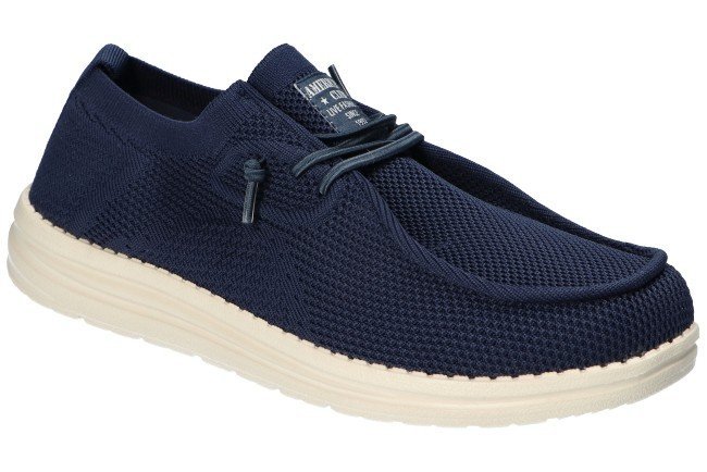 AMERICAN CLUB LE05 ORYGINALNE WSUWKI PRZEWIEWNE BUTY MĘSKIE WSUWANE NAVY 46