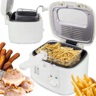 Frytkownica olejowa Tradycyjna Frytownica Duża 2.5L 1800W Do Frytek Pączków - Frytownice gastronomiczne - miniaturka - grafika 1