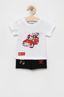 adidas Originals komplet bawełniany dziecięcy Disney HF7538 kolor biały - Komplety damskie - miniaturka - grafika 1