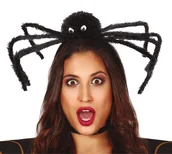 Dodatki do strojów karnawałowych - Guirca Opaska z pająkiem - 1 szt. GU26461 - miniaturka - grafika 1