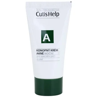CutisHelp Health Care A Acne konopny krem na noc do skóry z problemami 30 ml - Kremy do twarzy - miniaturka - grafika 1