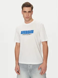 HUGO T-Shirt Newromi 50542934 Czarny Regular Fit - Koszulki męskie - miniaturka - grafika 1
