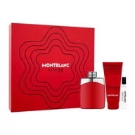 Zestawy perfum męskich - Montblanc Legend Red zestaw EDP 100 ml + EDP 7,5 ml + żel pod prysznic 100 ml dla mężczyzn - miniaturka - grafika 1