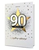 Kartki okolicznościowe i zaproszenia - Karnet Urodziny 90 - Pan Dragon - miniaturka - grafika 1