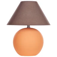 Lampy stojące - Lampa stołowa ceramiczna pomarańczowa LIMIA - miniaturka - grafika 1