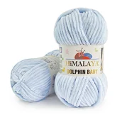 Pasmanteria - Włóczka Himalaya Dolphin Baby 344 / jasny błękit - miniaturka - grafika 1