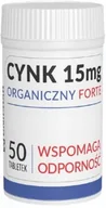 Przeziębienie i grypa - Uniphar, Cynk organiczny forte 15mg odporność, 50 - miniaturka - grafika 1