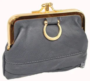 Sakiewka Uniwersalna Klamerka Skóra Naturalna ''WZÓR III'' 033 MIKS 2 9,5 x 12 cm - Portfele - miniaturka - grafika 6