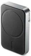 Powerbanki - Alogic Matrix Universal Magnetic MagSafe Powerbank 5000mAh Black - miniaturka - grafika 1