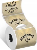 Etykiety samoprzylepne i bloki etykiet - Phomemo Papier Naklejki 140x Etykieta Okrągła Złota Do Phomemo M110 M120 M200 M220 / Xy-gd5050-140 - miniaturka - grafika 1