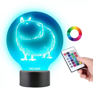 Lampka na Biurko Statuetka Led Kapibara Gryzoń - Lampy pozostałe - miniaturka - grafika 1