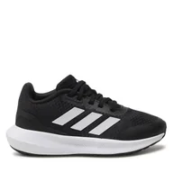 Buty dla dziewczynek - Buty do biegania adidas RunFalcon 3 Sport Running Lace Shoes HP5845 Czarny - miniaturka - grafika 1
