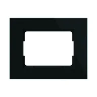 Klawisze i ramki - Vilma Ramka szklana czarna R01GB - miniaturka - grafika 1