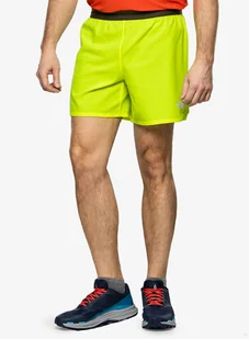 Spodenki do biegania męskie The North Face Sunriser 2w1 Short - led yellow/new taupe green - Odzież trekkingowa męska - miniaturka - grafika 1