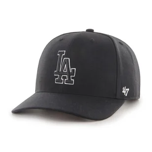 Czapka z daszkiem do baseballa Brand `47 Los Angeles Dodgers czarna - Czapki dla dzieci - miniaturka - grafika 1