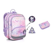 Plecaki szkolne i tornistry - Topgal Komplet szkolny BAZI 24003 SET SMALL - miniaturka - grafika 1