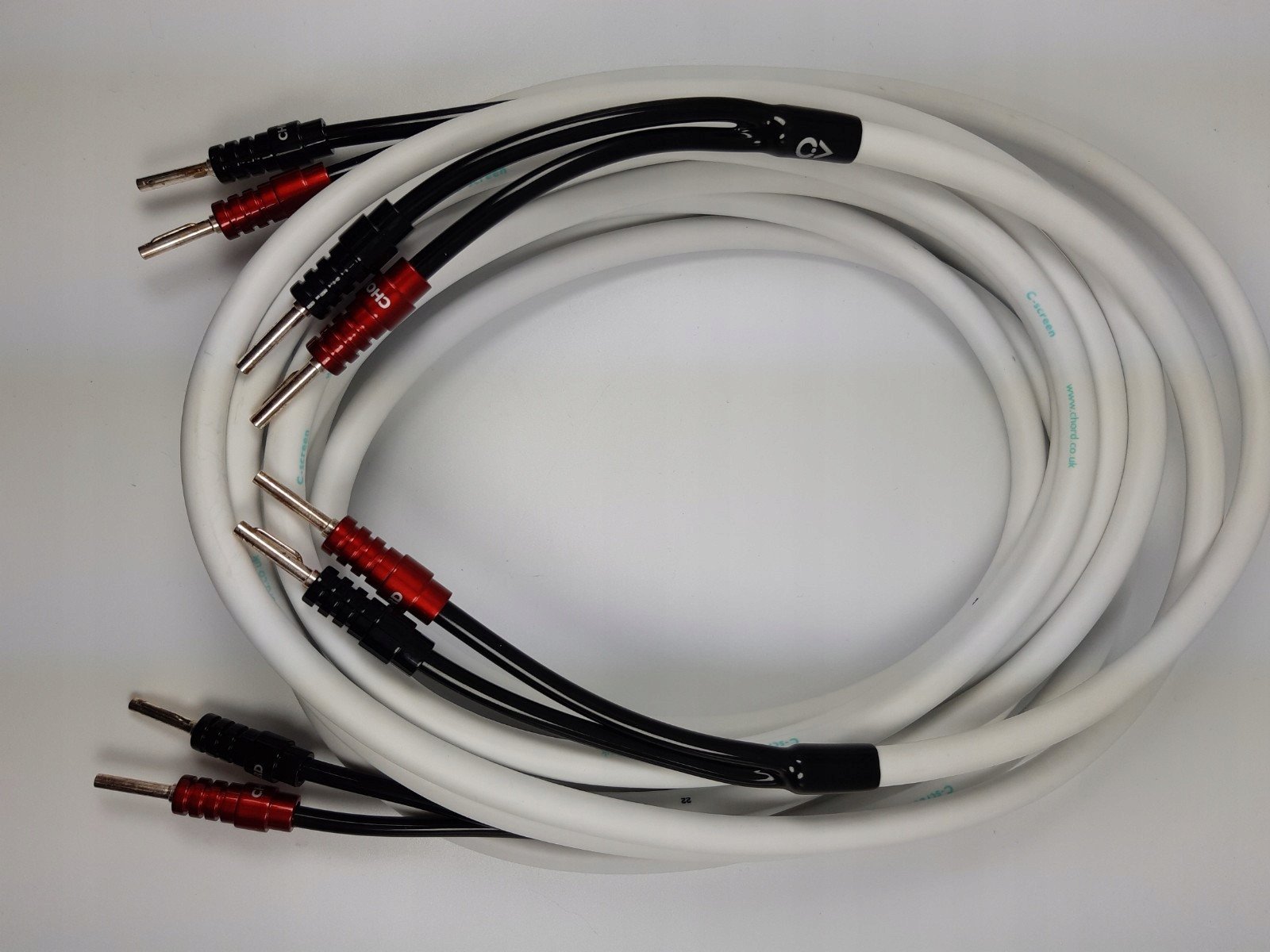Chord CLEARWAY X - Kabel głośnikowy z wtykami ChordOhmic Długość: 2 x 2,5m