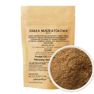 Gałka muszkatołowa mielona 50g ZIELARZPOLSKI.PL - Zdrowa żywność - miniaturka - grafika 1